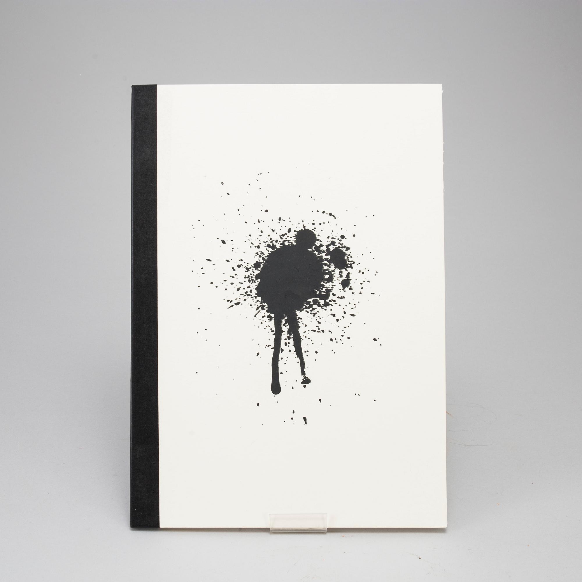 PIERRE OLOFSSON, graphic portfolio with 5 etchings, one of which handcoloured with bodycolour. Edition 78/100.