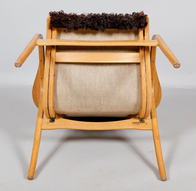 FÅTÖLJ OCH PALL, "Lamino", Yngve Ekström för Swedese.