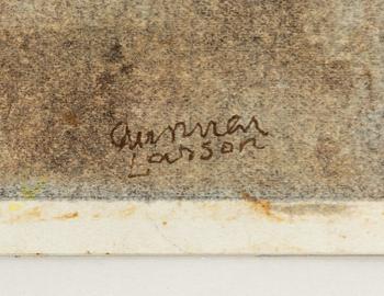 Gunnar Larson, Self-portrait.