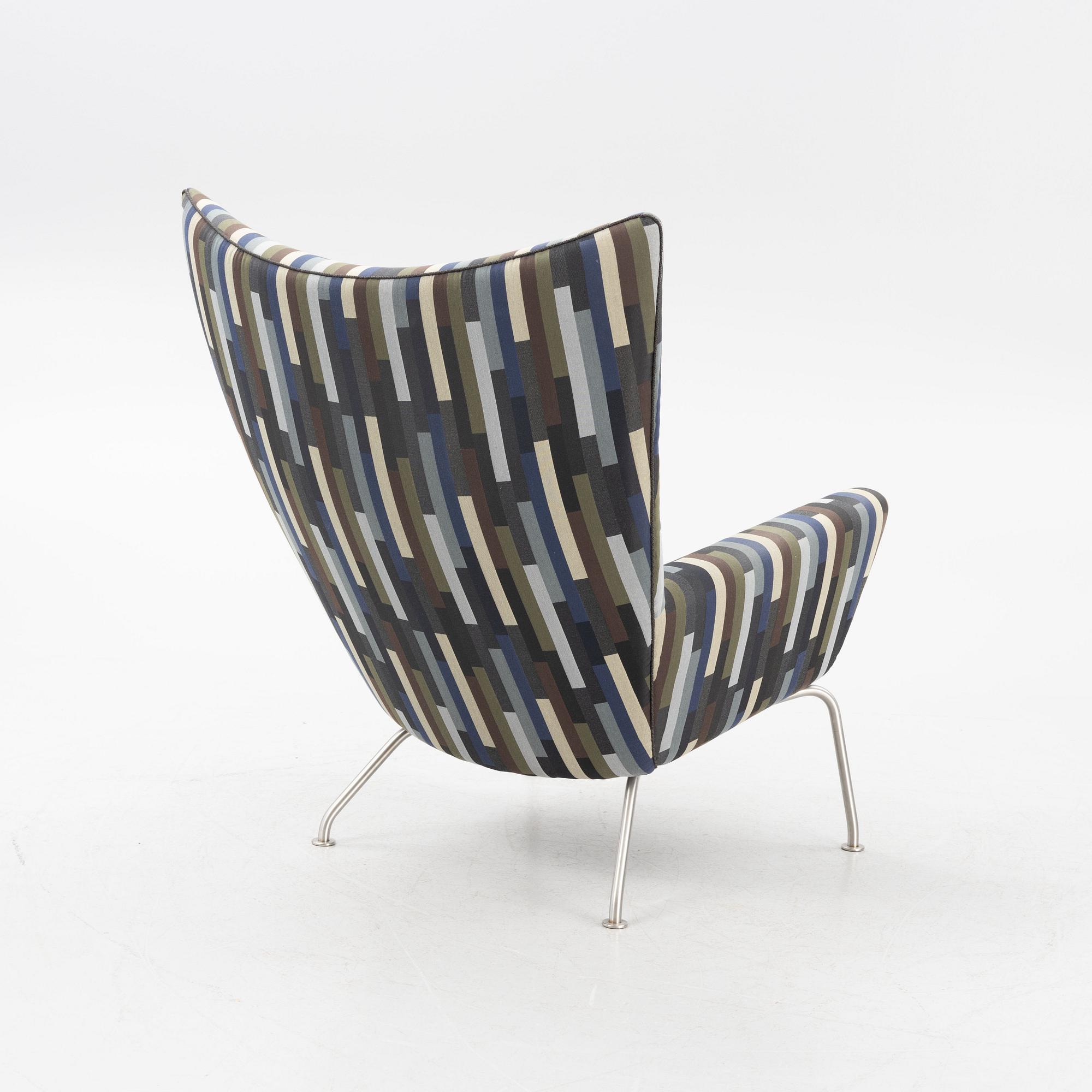 Hans J. Wegner, fåtölj, modell "CH445 Wing Chair", Carl Hansen & Søn. Danmark.