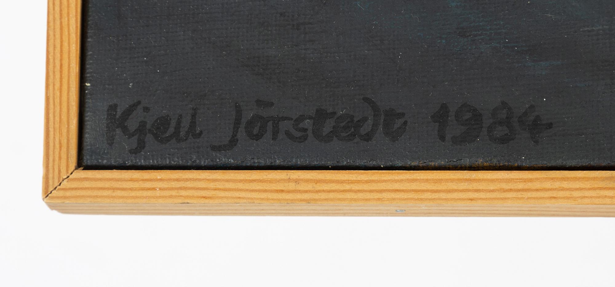 Kjell Jörstedt, olja på duk, signerad och daterad 1984.