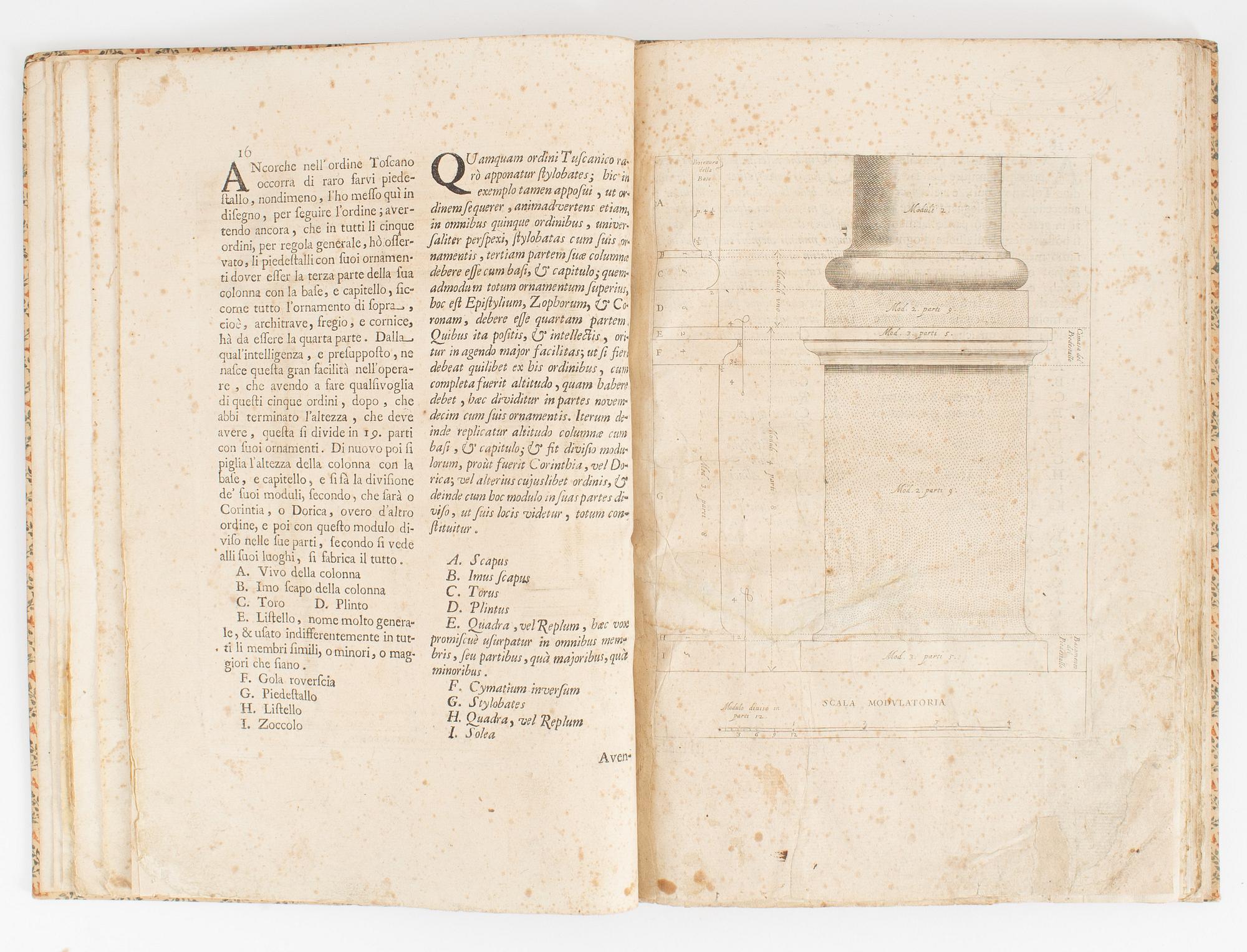 Architecture, 1739, with 40 full-page engravings.