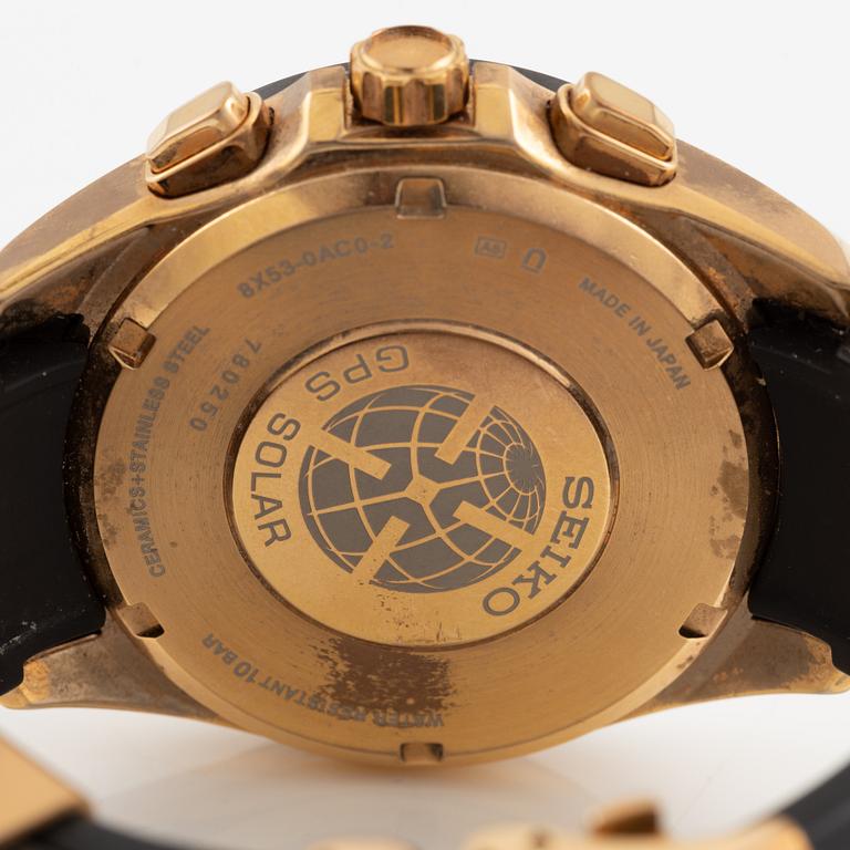 Seiko, Astron, GPS Solar, armbandsur, 44,8 mm.