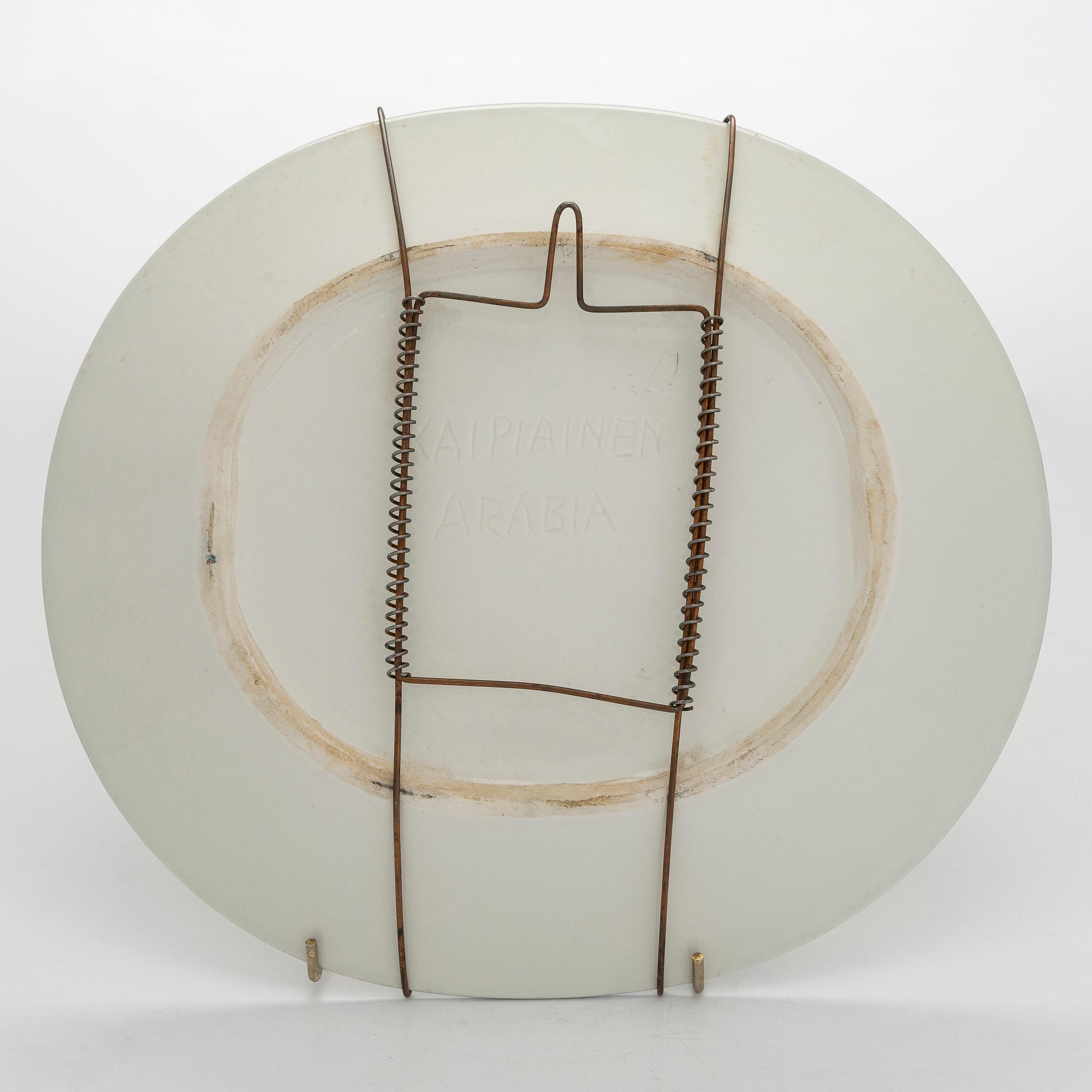 Birger Kaipiainen, fat, keramik, signerad Kaipiainen Arabia.