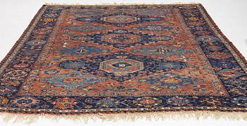 An antique Soumak carpet, East cucasus, c. 340 x 268 cm.