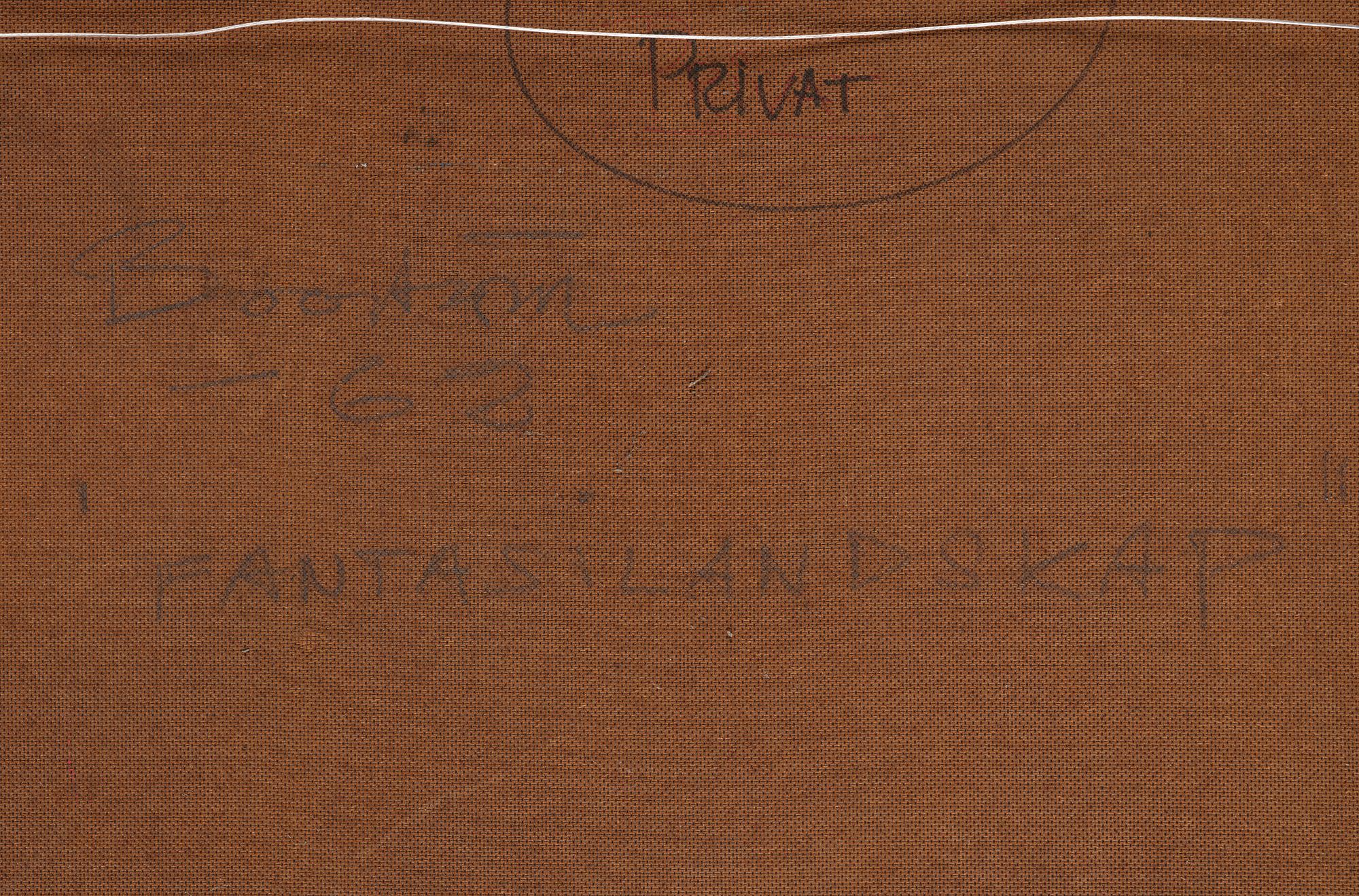 Harry Booström, "Fantasilandskap".