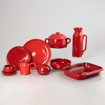 Charles Voltz, servis, 31 delar, Vallauris, Frankrike, 1960-/1970-tal.