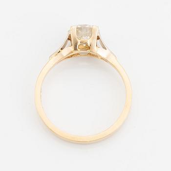 Brilliant cut diamond ring, 1,14 ct.