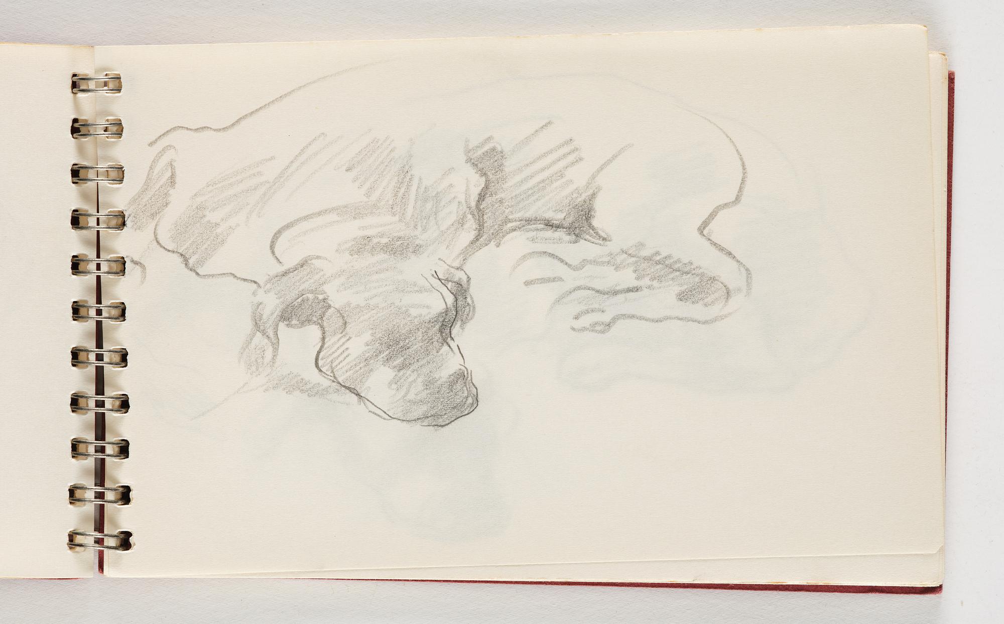 Lotte Laserstein, 10 små skissblock med teckningar.