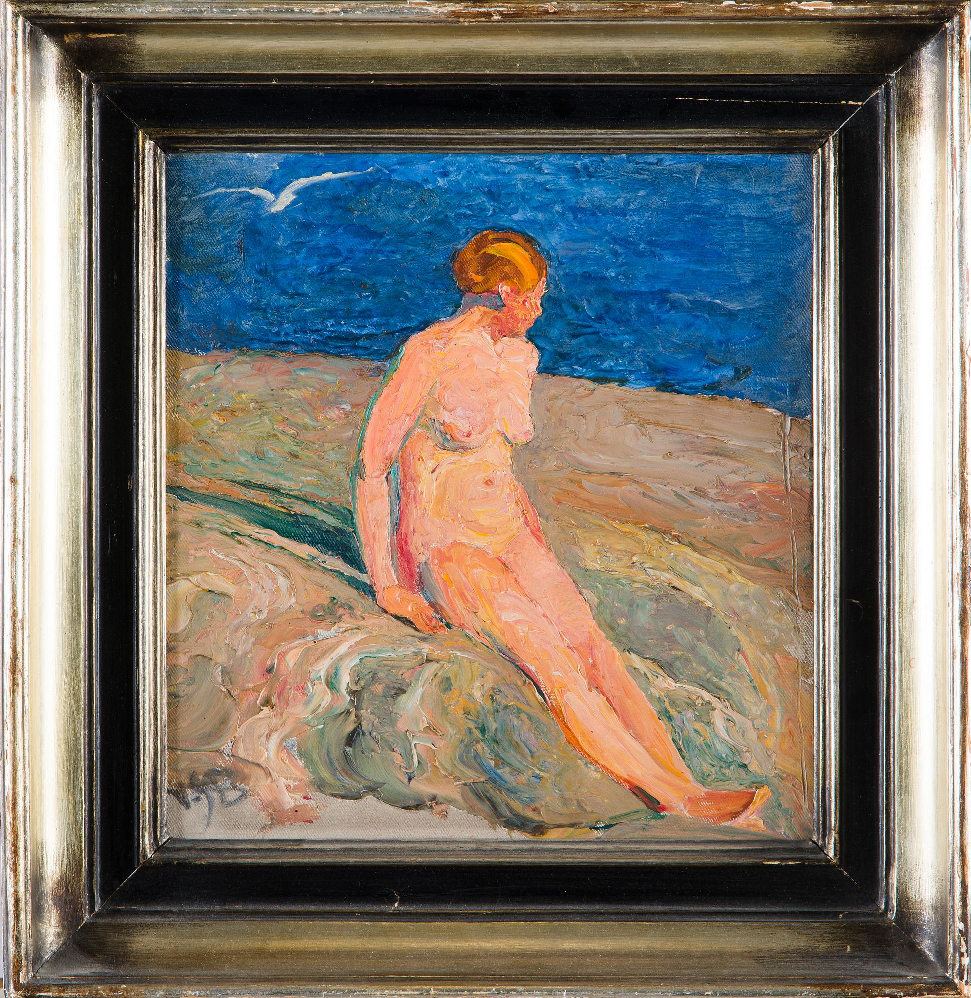 Venny Soldan-Brofeldt, Naken på Stranden.