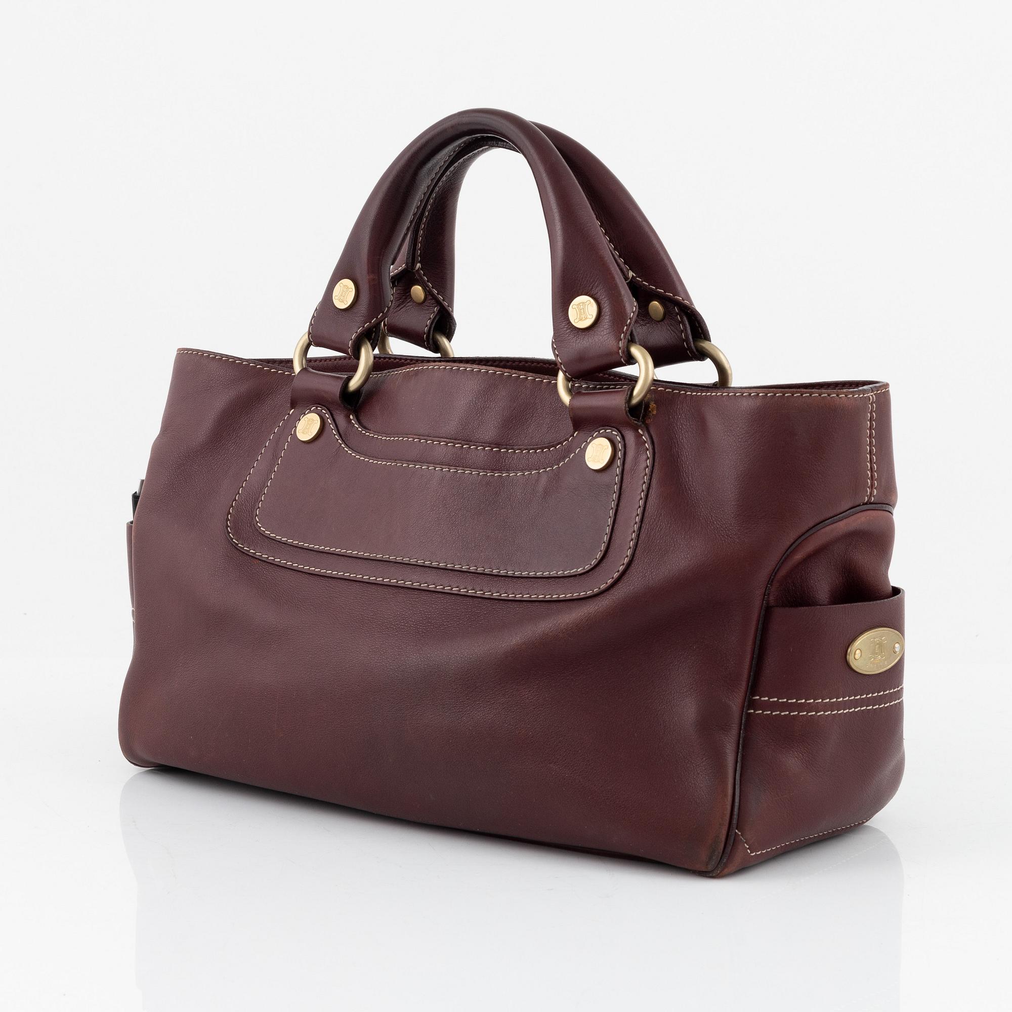 Celine, a leather bag.