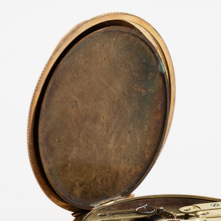 Pocket watch, hunter, 53 mm.