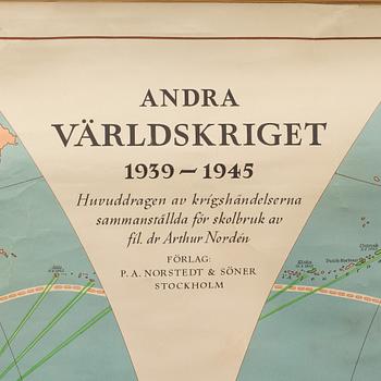 KARTA "Andra världskriget 1939-45".