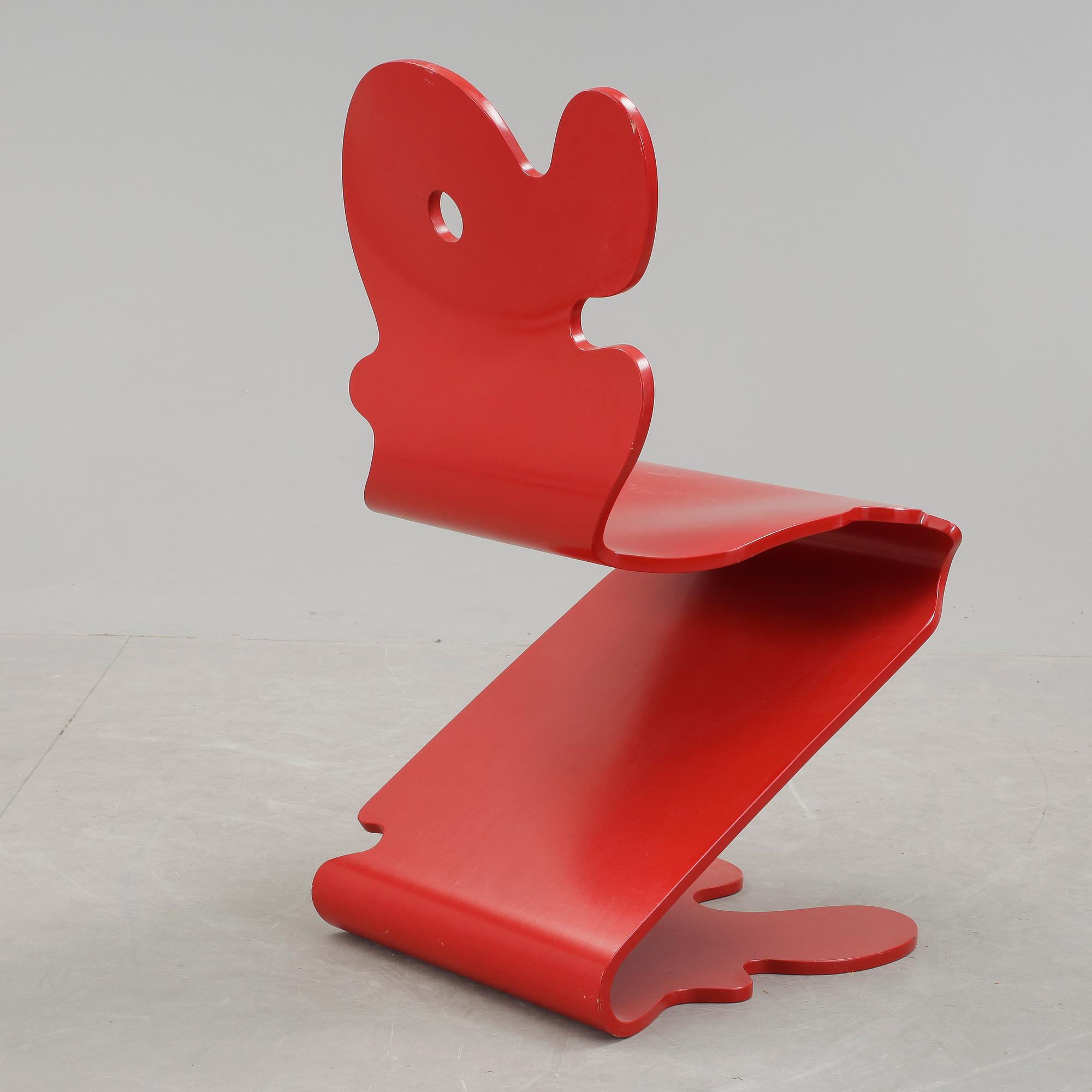 STOL, "Pantonic 5020", Verner Panton, för HAG. Formgiven 1992.