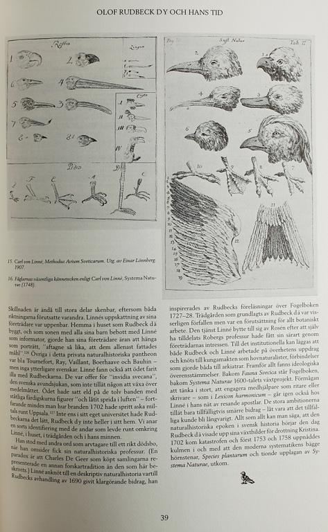 BÖCKER, 2 vol, "Fogelboken", Olof Rudbeck dy, René Coeckelberghs Bokförlag, Stockholm, 1985.