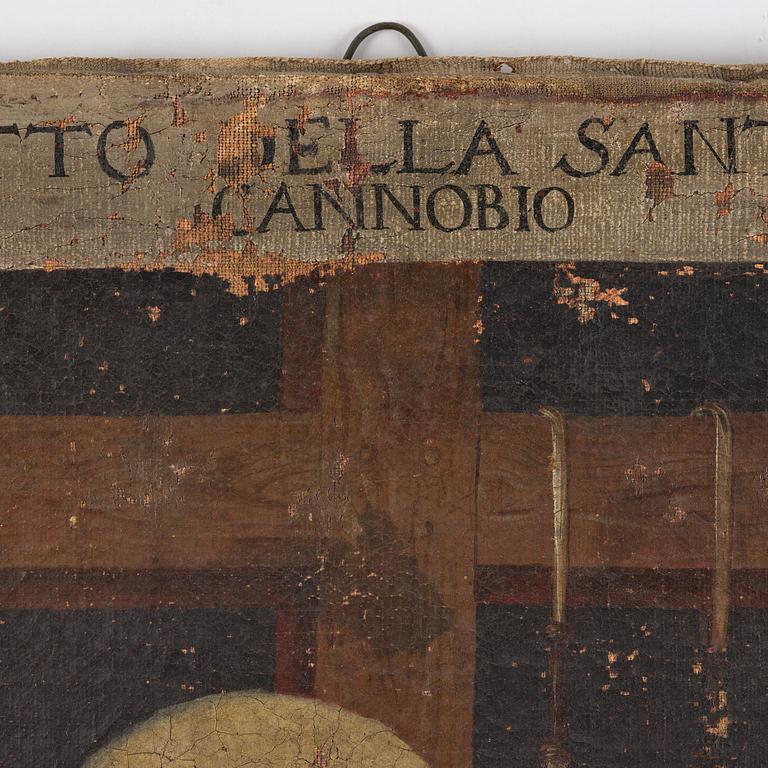 Italian school, probably 17th century, True portrait of the most holy pieta of Caninbio.