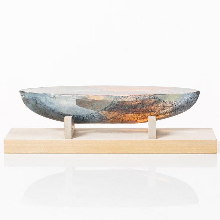 Bertil Vallien, a boat, Kosta Boda.