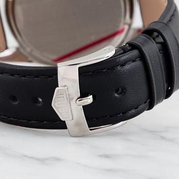 HEUER, Carrera (T SWISS), "Second Execution", chronograph, wristwatch, 36 mm,