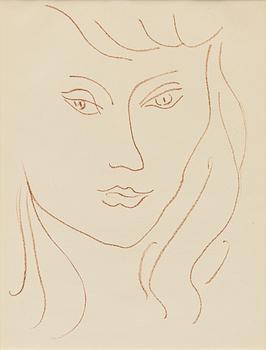 Henri Matisse, after, From "Visage".