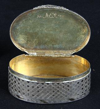 DOSOR, 2 st, silver, 1800/1900-tal.