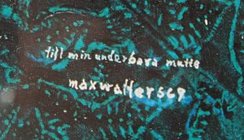 MAX WALTER SVANBERG, affisch.