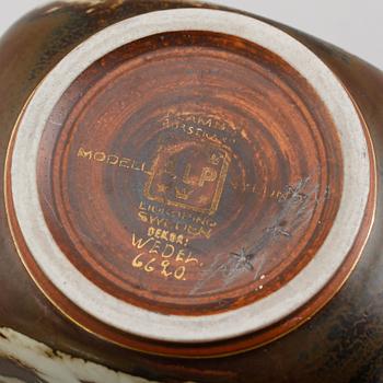 VAS, stengods, flambé, Gunnar Nylund, Rörstrand.