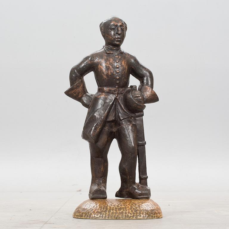 ALLAN EBELING, skulptur, gjutjärn, ej signerad.