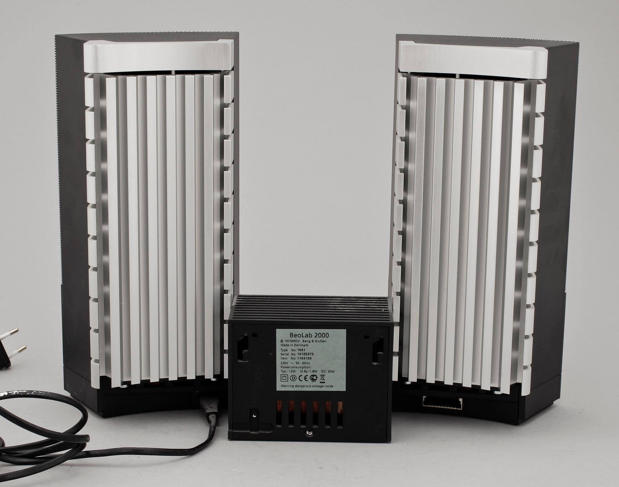 LJUDANLÄGGNING, Bang Olufsen, "BEO 2000".