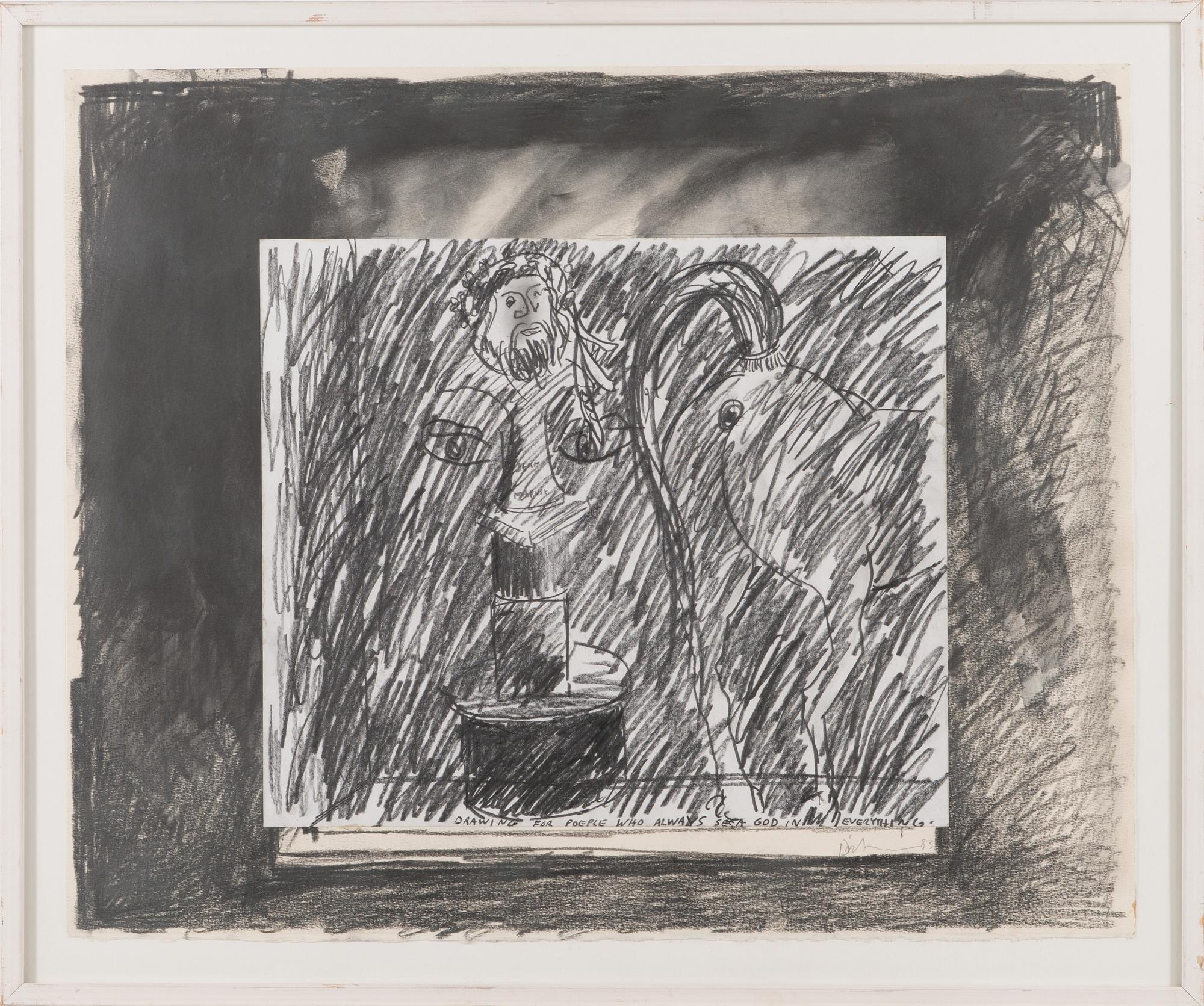 Erik Dietman, mixed media, signed and dated -83.