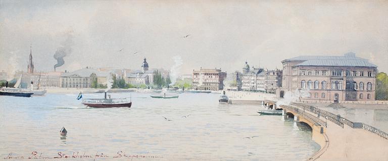 Anna Palm de Rosa, "Stockholm från Skeppsholmen" (View over Stockholm from Skeppsholmen).