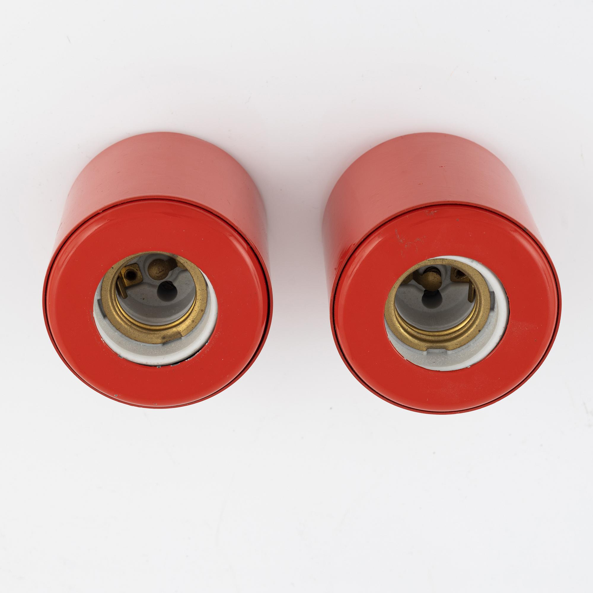 Gino Sarfatti, spotlights, ett par, "SP13f spots", Arteluce, 1960/70-tal.