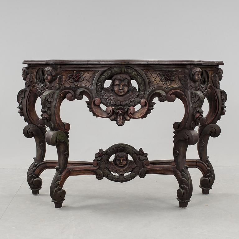 KONSOLBORD, nyrokoko, 1800-talets andra hälft.