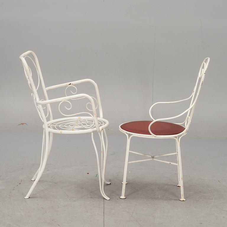 TRÄDGÅRDSSTOLAR, 6 st, 1900-talets senare hälft.