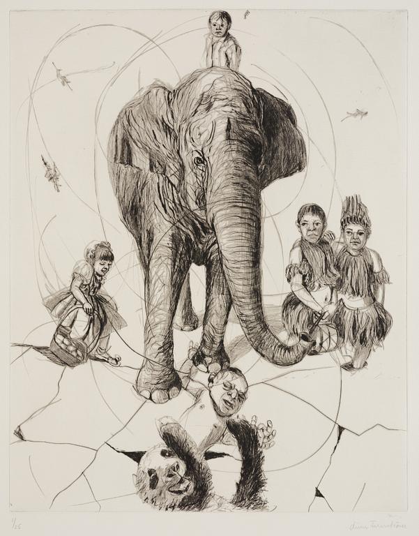 Linn Fernström, "Elefant på hal is".