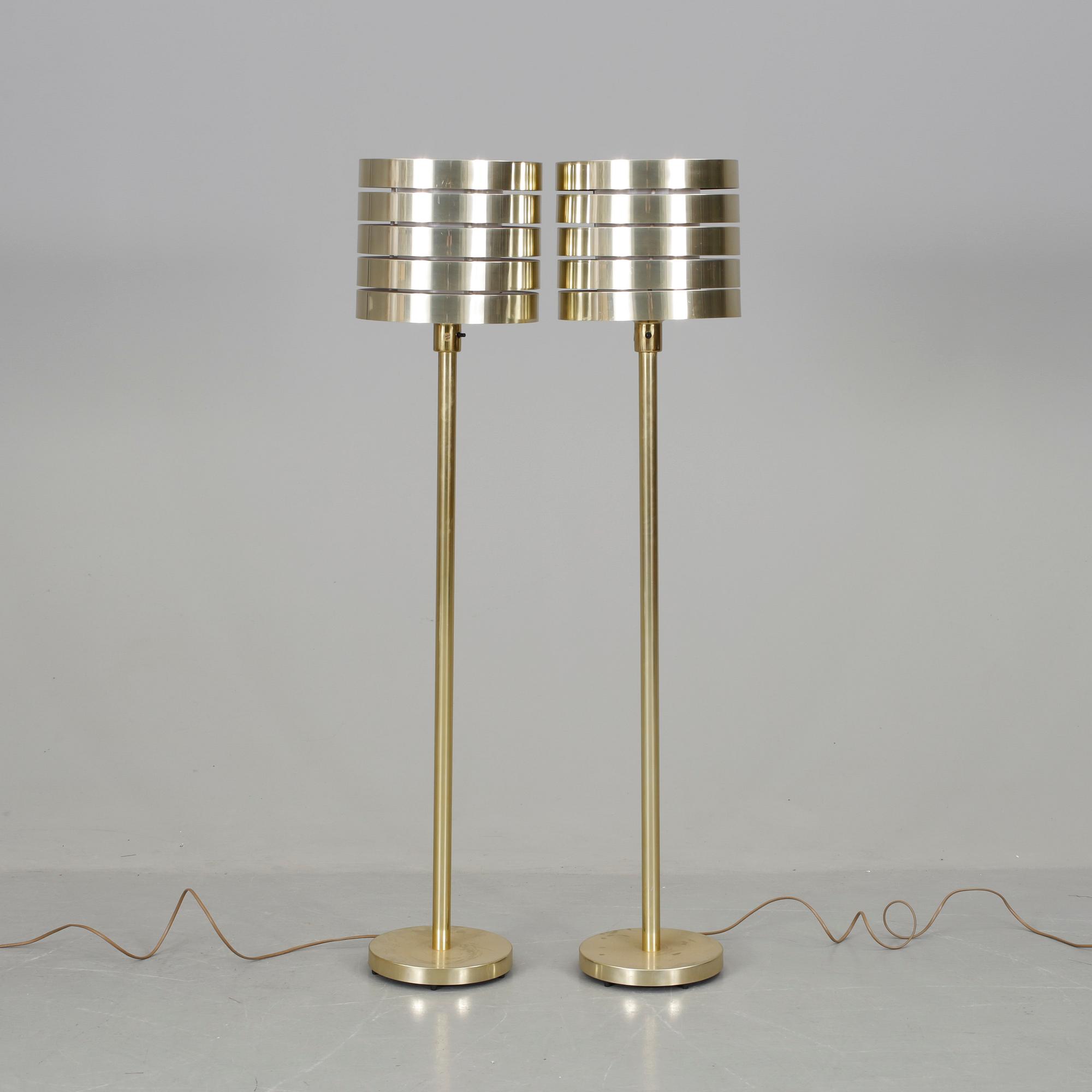 GOLVLAMPOR, ett par Hans Agne Jacobsson, Markaryd.