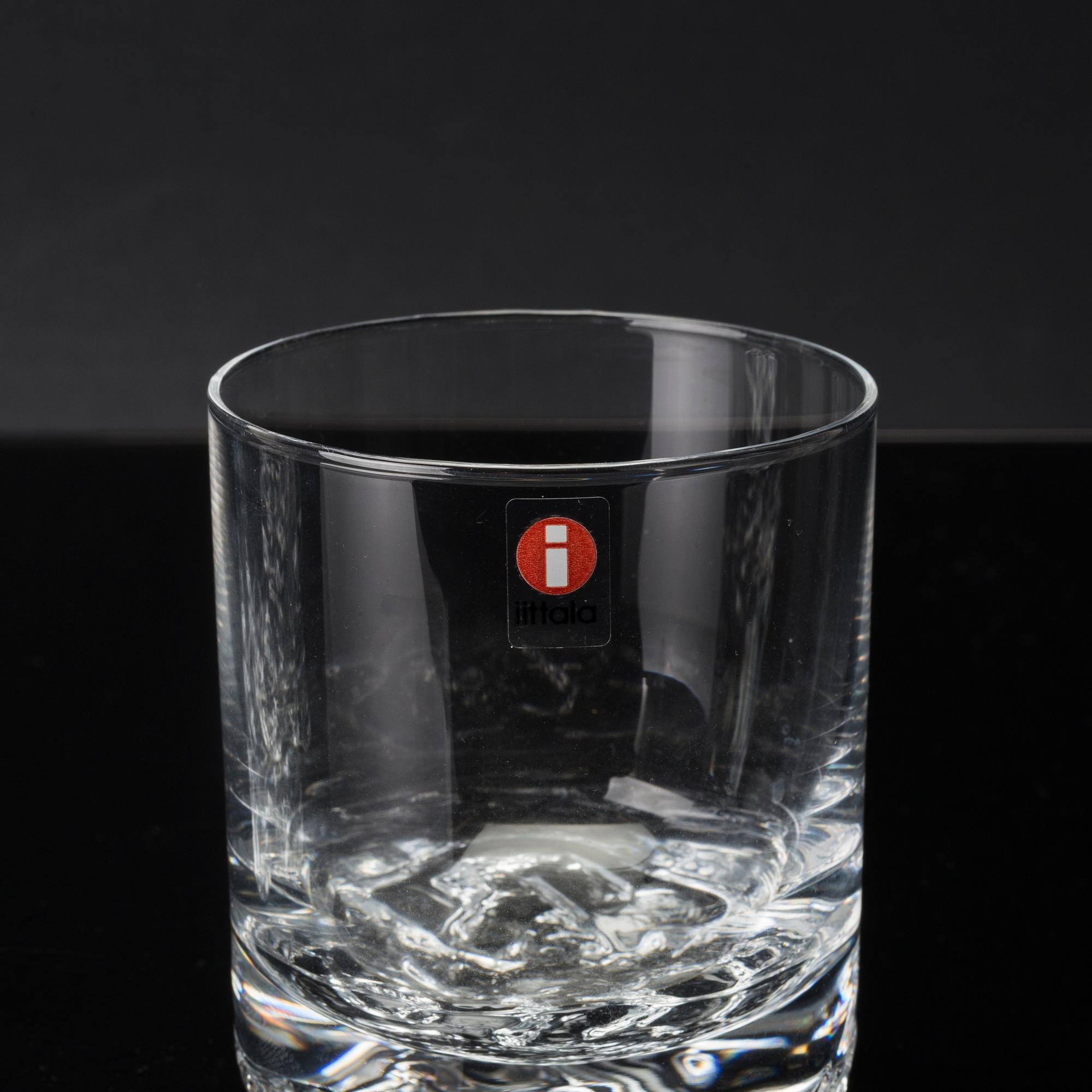 DRICKSGLAS/WISKEYGLAS, 13 st, "Gaissa" Tapio Wirkkala, Iittala, 1900-talets slut.