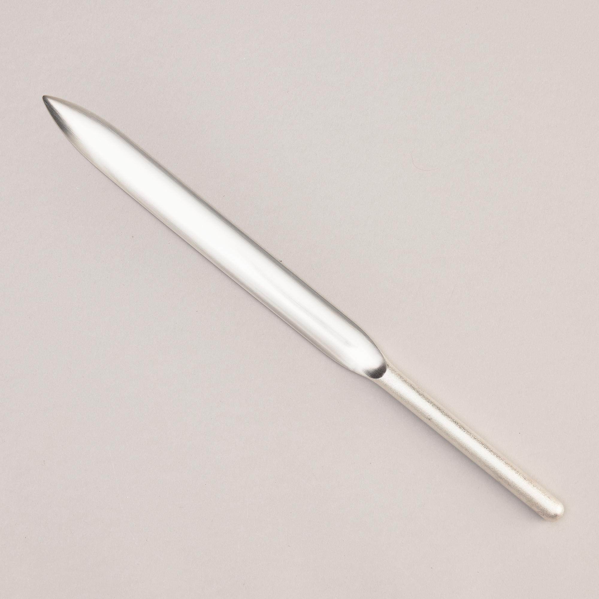 A sterling silver letter knife, mark of Rolf Lindståhl, Stockholm 2000.