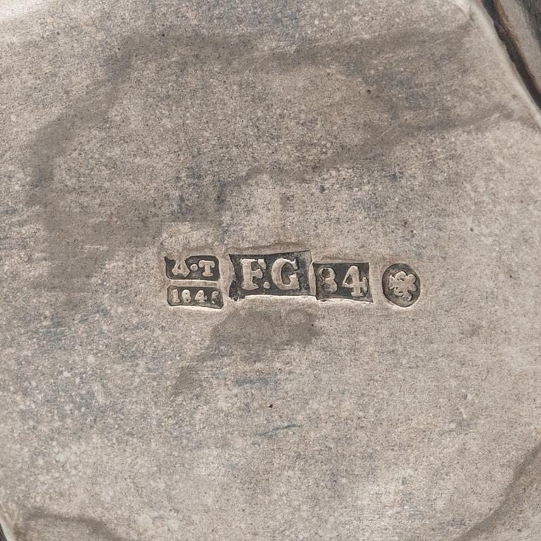 Jardinjär, silver, nyrokoko, St Petersburg 1845.