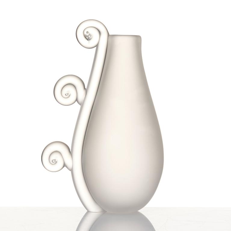 Ann Wåhlström, a glass vase, Kosta Boda, Sweden.