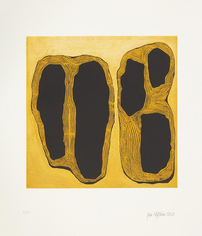Jan Håfström, etching in colours, 2020, signed 45/50.