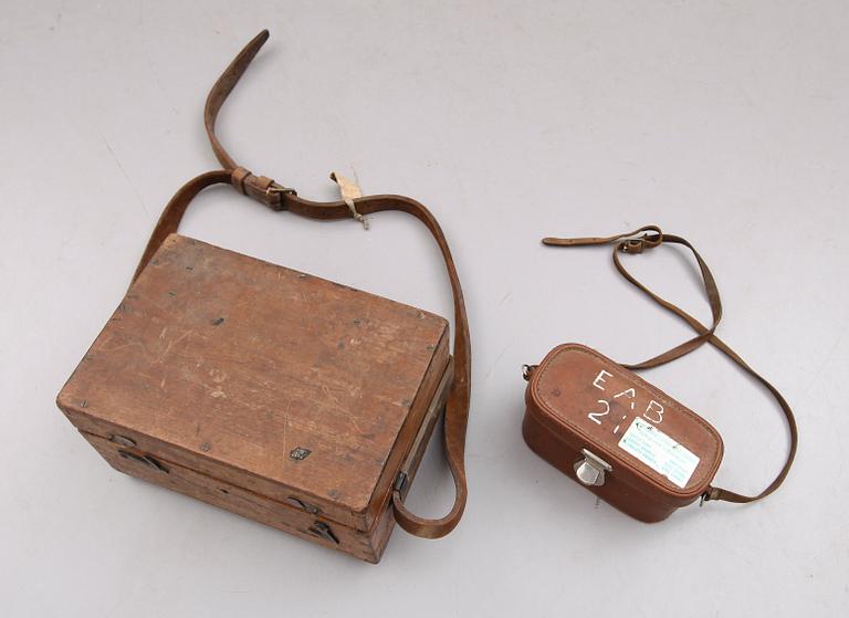 MÄTINSTRUMENT, 2 st, England, 1900-talets första hälft.