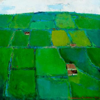 25. Christina Snellman, "GREEN FIELDS, IRELAND".