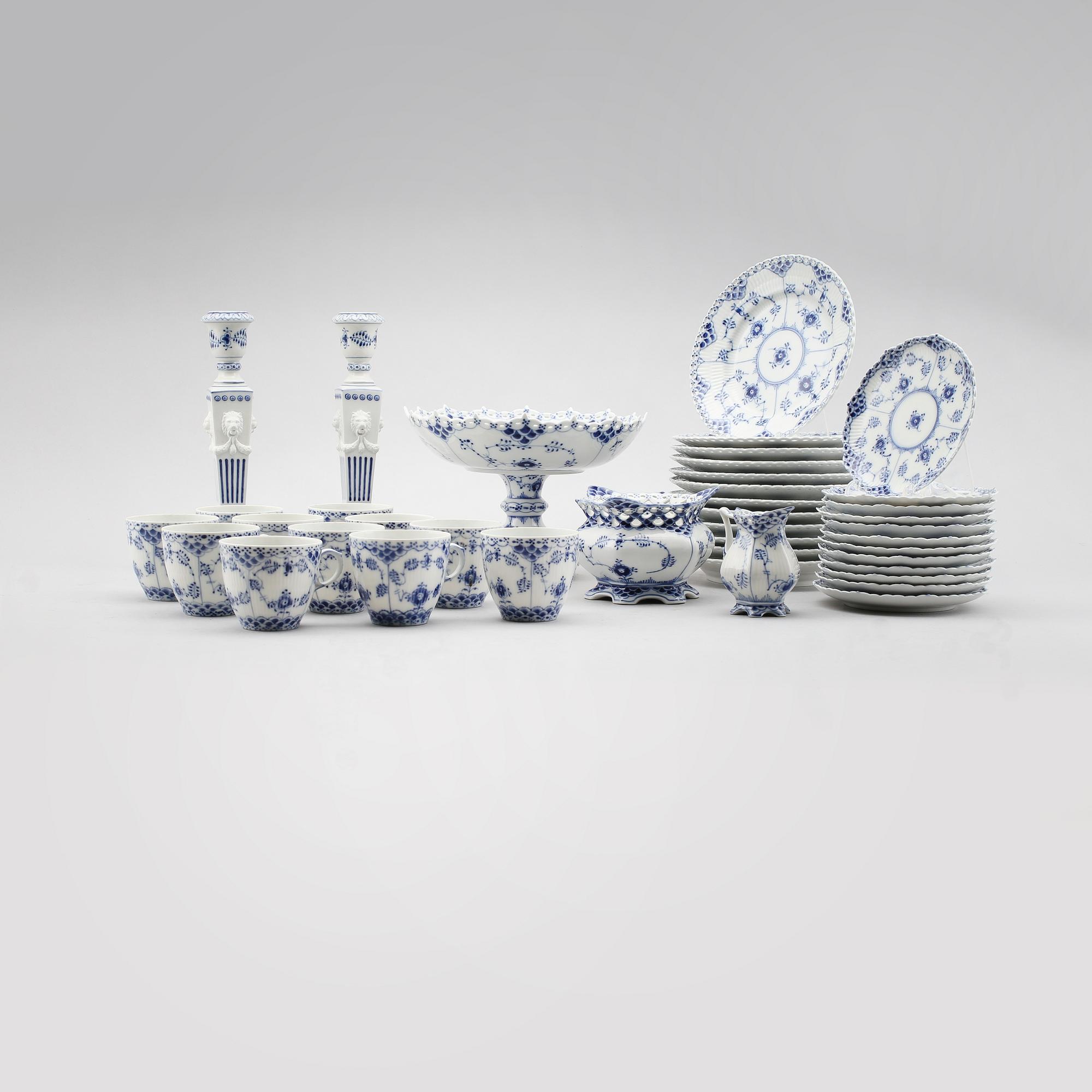 KAFFESERVIS, 27 delar, porslin, Royal Copenhagen.