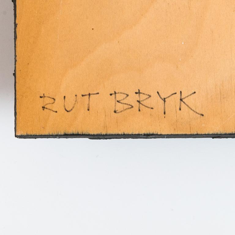 Rut Bryk, a 1960's relief signed Rut Bryk.