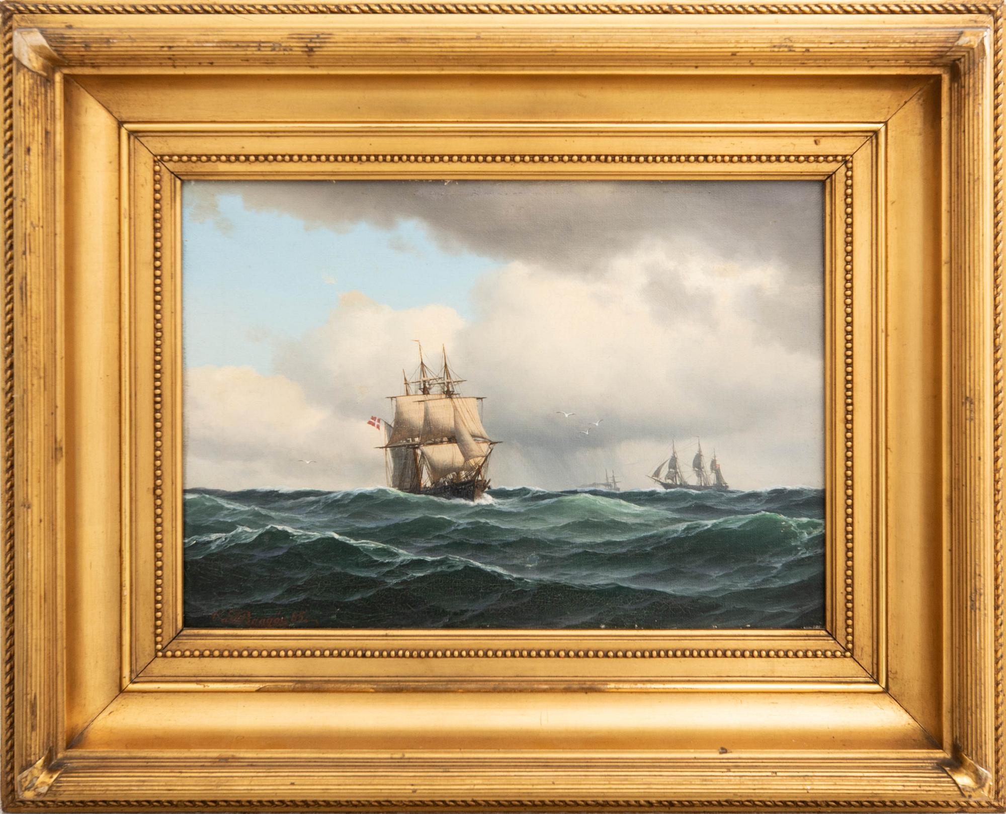 Carl-Emil Baagoe, Fartyg till havs.