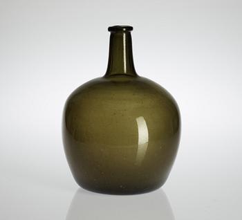 A green 18th/19th century bottle.