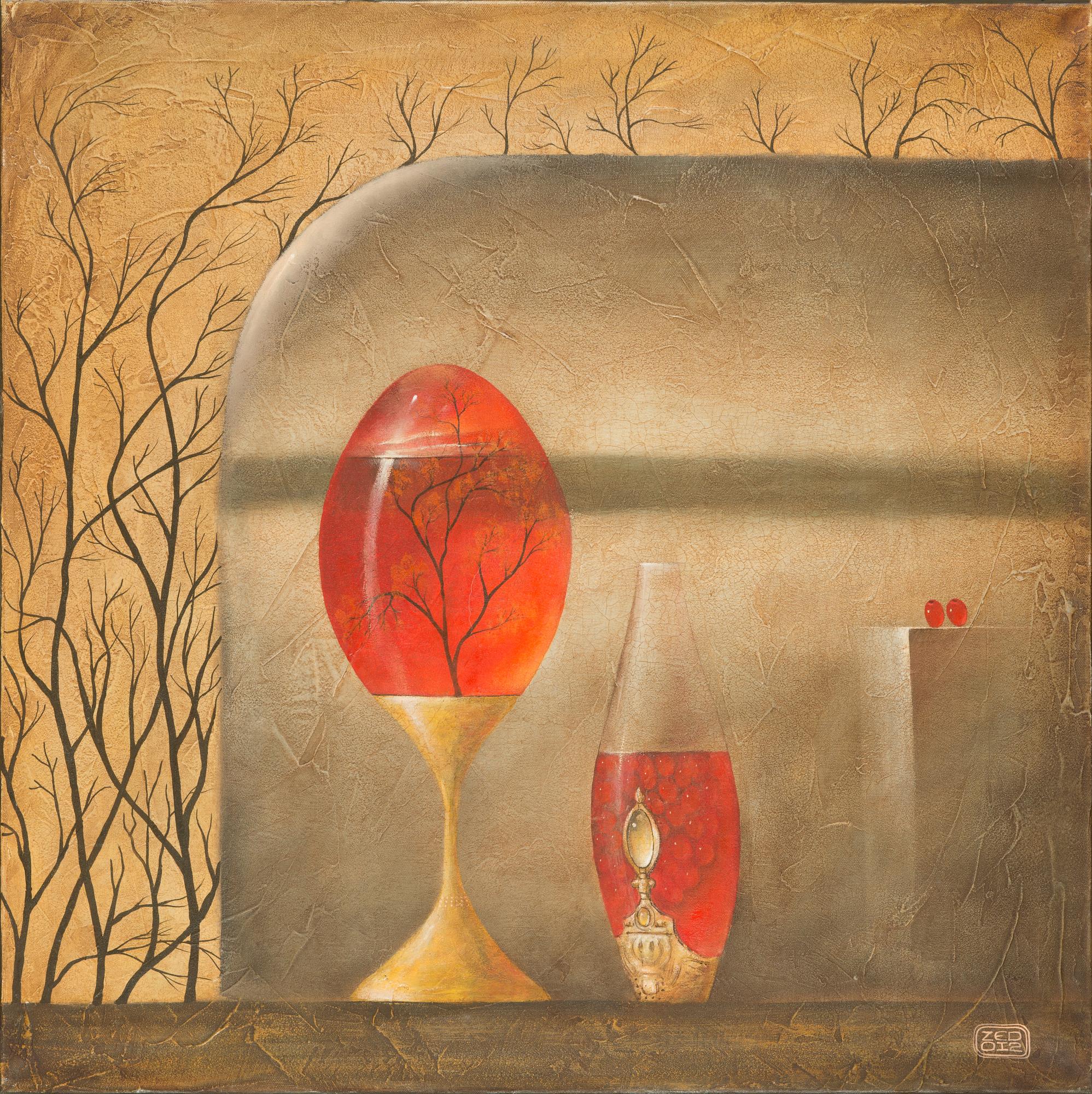 Eduard Zentsik, oil on canvas, signed and dated 2012 verso.