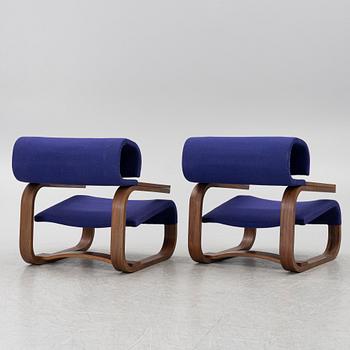 Jan Bocan, a pair of armchairs, Thonet, executed for the Czechoslovakian Embassy, Stockholm 1972.