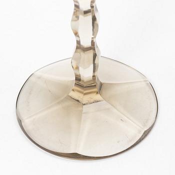 Edward Hald, vases, 3 pcs, Orrefors, 1929-30.