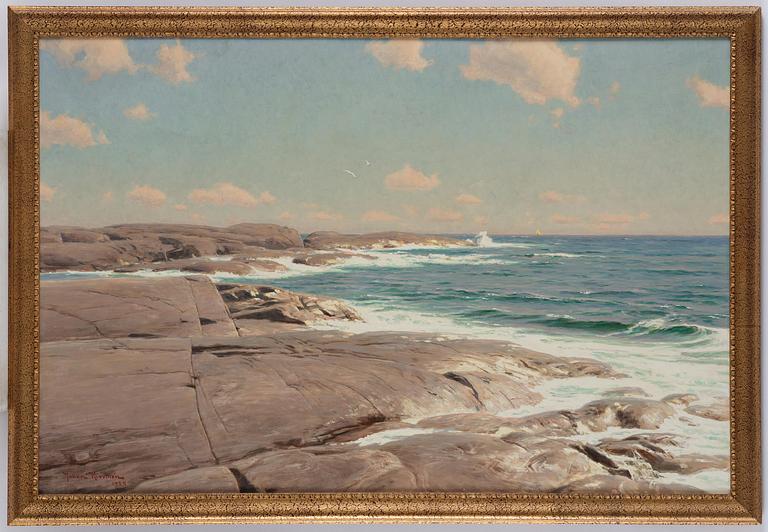 Johan Krouthén, Cliffs by the sea, Marstrand.